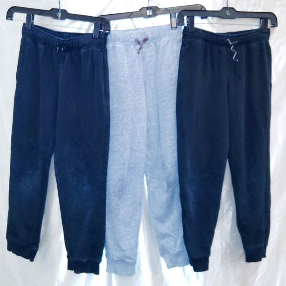 3 pair kid sweat pants 8-10 - Picture 1 of 6
